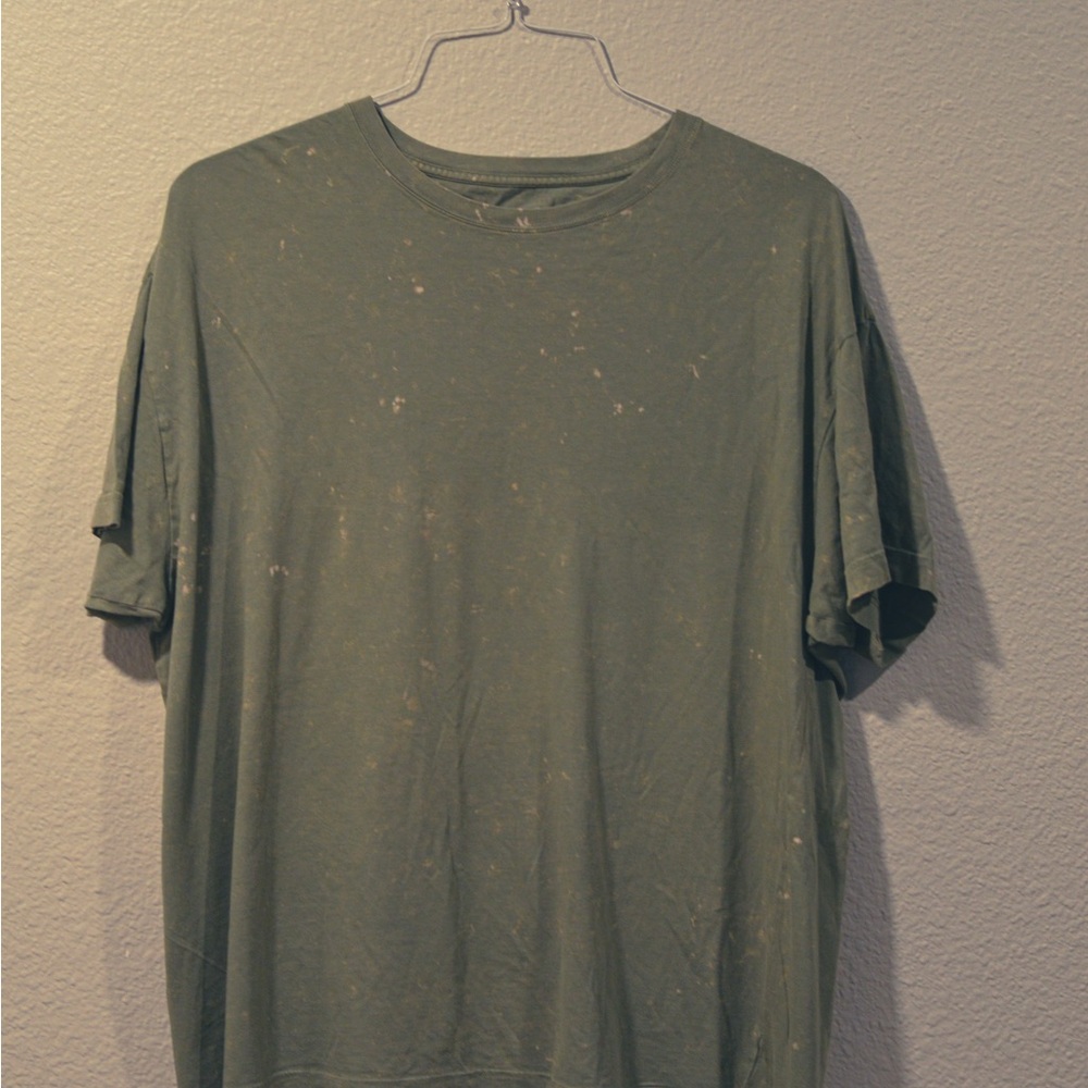 Women’s PINK Acid Wash Green T-Shirt